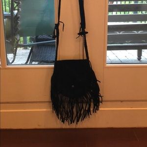 Fringe crossbody purse
